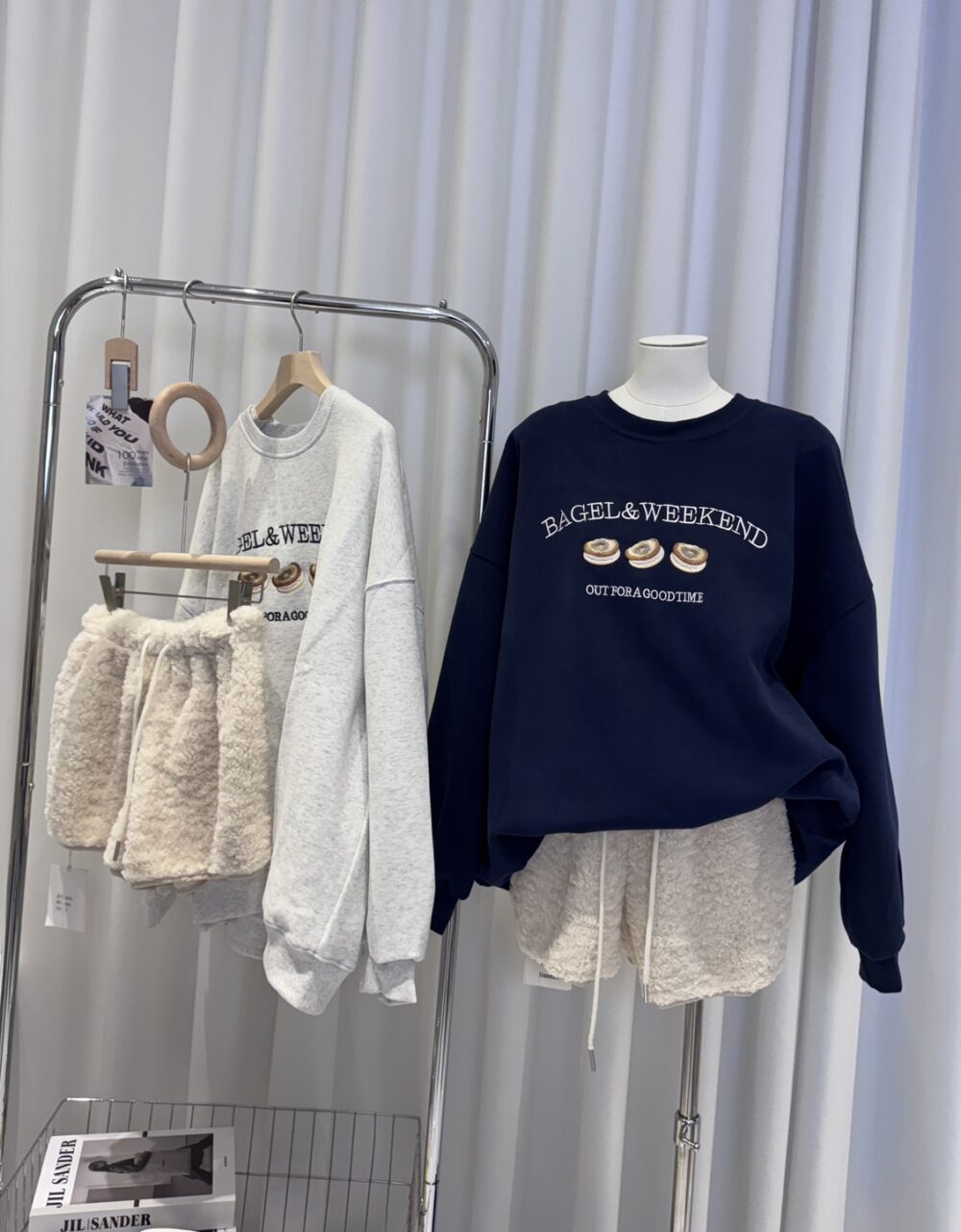 (預購)百搭慵懶貝果🥯大學T