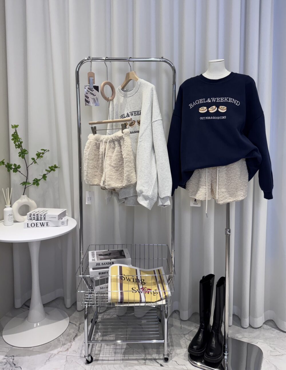 (預購)百搭慵懶貝果🥯大學T