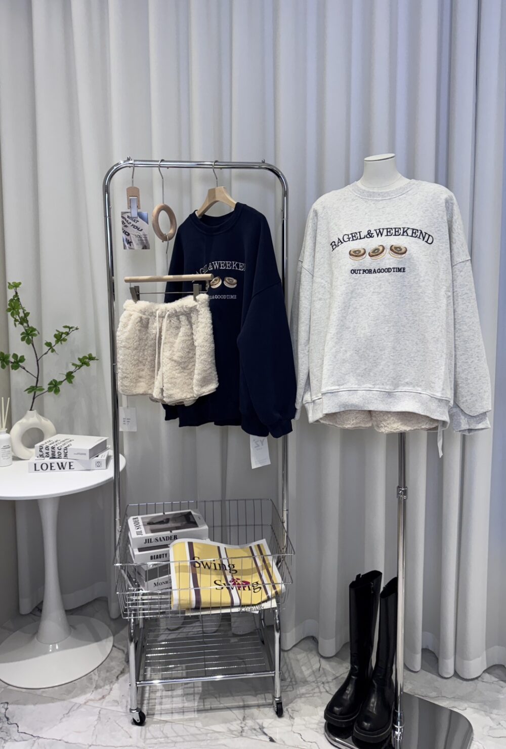 (預購)百搭慵懶貝果🥯大學T