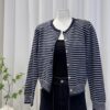 (預購)韓系條紋針織外套