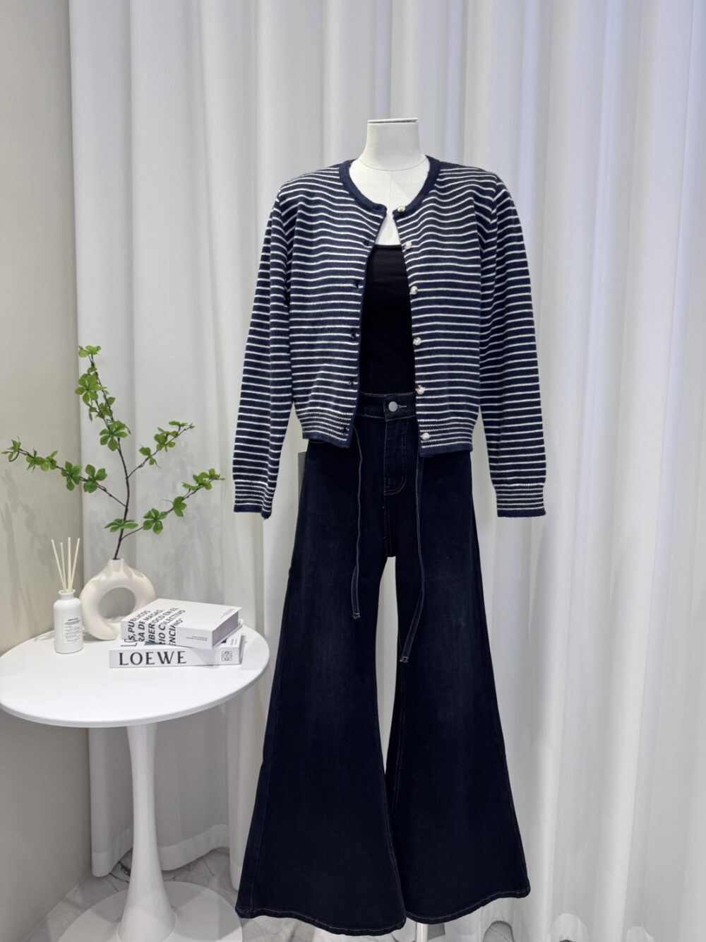 (預購)韓系條紋針織外套