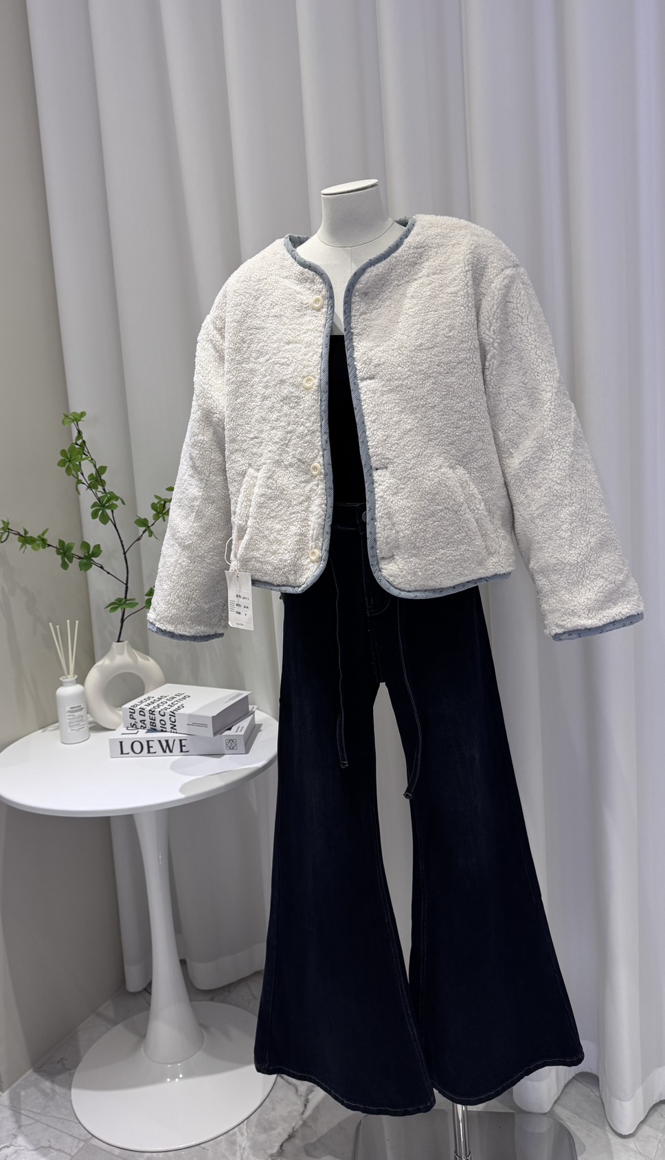 (現貨)韓系藍碎花雙面穿外套