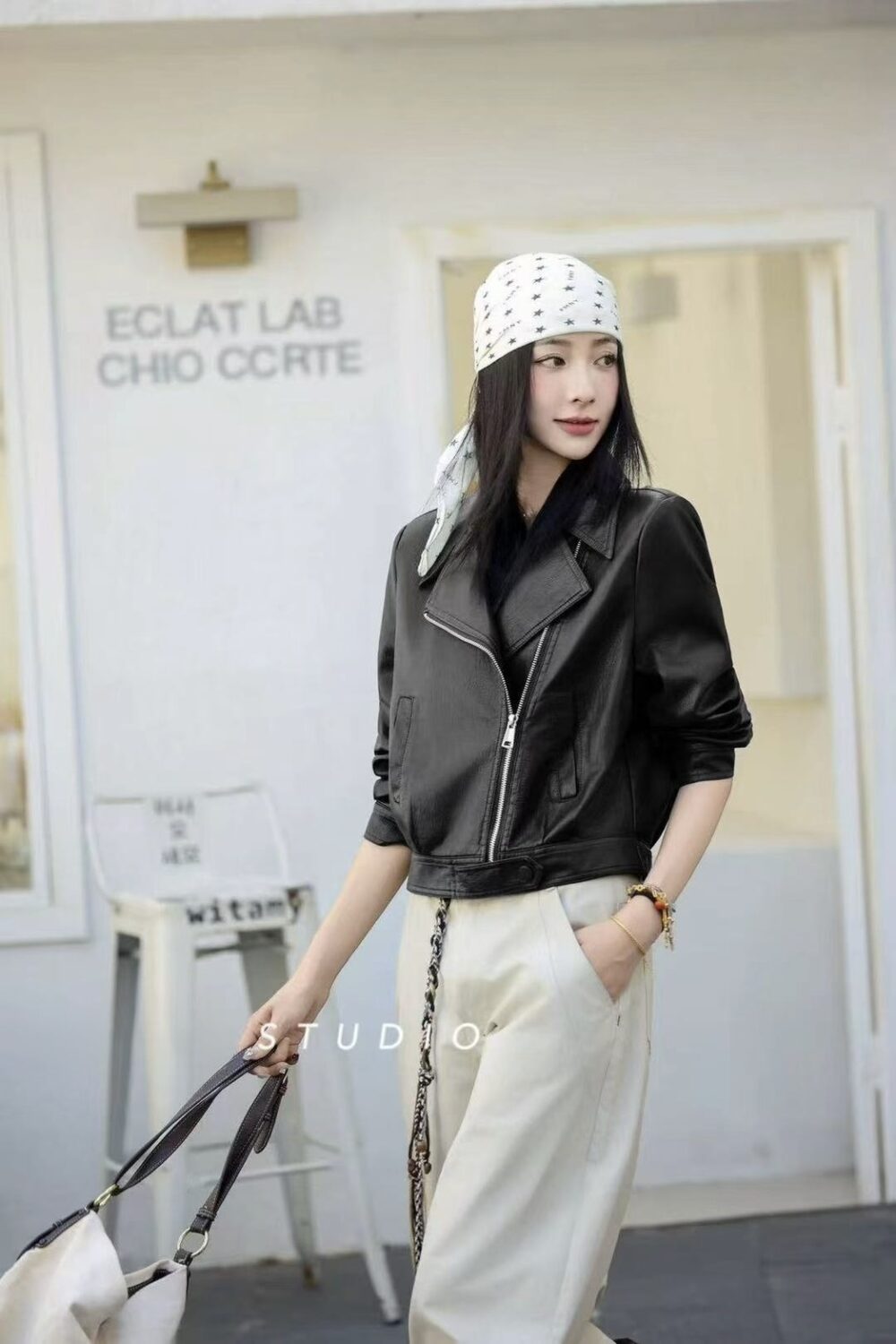 (現貨)自帶氣場皮革外套